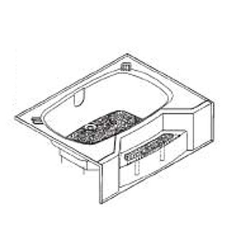 GARDEN TUB,40 X 54 WHITE